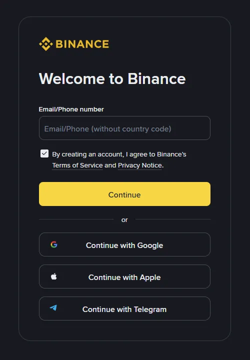 Binance Exchange 2026